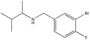 [(3-bromo-4-fluorophenyl)methyl](3-methylbutan-2-yl)amine 结构式