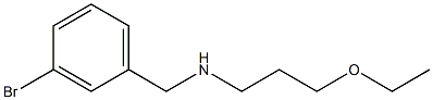 [(3-bromophenyl)methyl](3-ethoxypropyl)amine 结构式