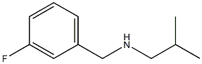 [(3-fluorophenyl)methyl](2-methylpropyl)amine 结构式