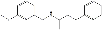 [(3-methoxyphenyl)methyl](4-phenylbutan-2-yl)amine 结构式