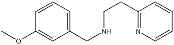 [(3-methoxyphenyl)methyl][2-(pyridin-2-yl)ethyl]amine 结构式