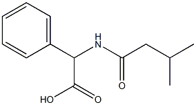 [(3-methylbutanoyl)amino](phenyl)acetic acid 结构式