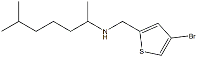 [(4-bromothiophen-2-yl)methyl](6-methylheptan-2-yl)amine 结构式