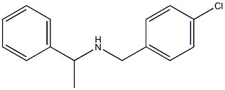 [(4-chlorophenyl)methyl](1-phenylethyl)amine 结构式