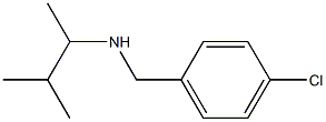 [(4-chlorophenyl)methyl](3-methylbutan-2-yl)amine 结构式