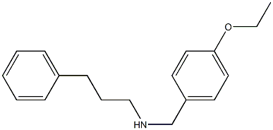 [(4-ethoxyphenyl)methyl](3-phenylpropyl)amine 结构式