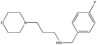 [(4-fluorophenyl)methyl][3-(morpholin-4-yl)propyl]amine 结构式