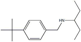 [(4-tert-butylphenyl)methyl](pentan-3-yl)amine 结构式