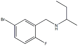 [(5-bromo-2-fluorophenyl)methyl](butan-2-yl)amine 结构式