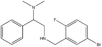 [(5-bromo-2-fluorophenyl)methyl][2-(dimethylamino)-2-phenylethyl]amine 结构式