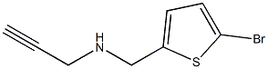 [(5-bromothiophen-2-yl)methyl](prop-2-yn-1-yl)amine 结构式