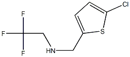 [(5-chlorothiophen-2-yl)methyl](2,2,2-trifluoroethyl)amine 结构式