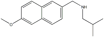 [(6-methoxynaphthalen-2-yl)methyl](2-methylpropyl)amine 结构式