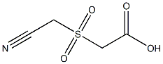 [(cyanomethyl)sulfonyl]acetic acid 结构式