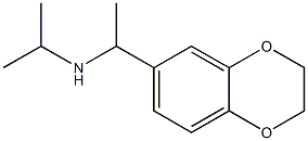 [1-(2,3-dihydro-1,4-benzodioxin-6-yl)ethyl](propan-2-yl)amine 结构式