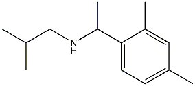 [1-(2,4-dimethylphenyl)ethyl](2-methylpropyl)amine 结构式