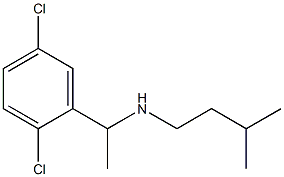 [1-(2,5-dichlorophenyl)ethyl](3-methylbutyl)amine 结构式