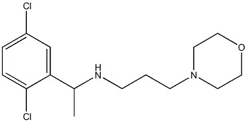 [1-(2,5-dichlorophenyl)ethyl][3-(morpholin-4-yl)propyl]amine 结构式