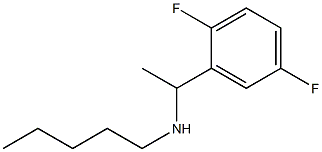 [1-(2,5-difluorophenyl)ethyl](pentyl)amine 结构式