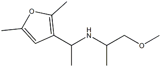 [1-(2,5-dimethylfuran-3-yl)ethyl](1-methoxypropan-2-yl)amine 结构式