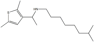 [1-(2,5-dimethylthiophen-3-yl)ethyl](7-methyloctyl)amine 结构式