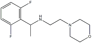 [1-(2,6-difluorophenyl)ethyl][2-(morpholin-4-yl)ethyl]amine 结构式