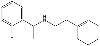 [1-(2-chlorophenyl)ethyl][2-(cyclohex-1-en-1-yl)ethyl]amine 结构式