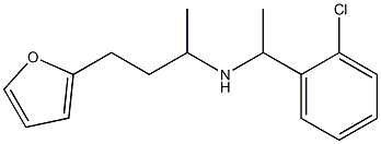 [1-(2-chlorophenyl)ethyl][4-(furan-2-yl)butan-2-yl]amine 结构式