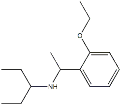 [1-(2-ethoxyphenyl)ethyl](pentan-3-yl)amine 结构式