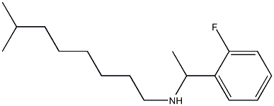 [1-(2-fluorophenyl)ethyl](7-methyloctyl)amine 结构式