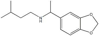 [1-(2H-1,3-benzodioxol-5-yl)ethyl](3-methylbutyl)amine 结构式