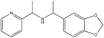 [1-(2H-1,3-benzodioxol-5-yl)ethyl][1-(pyridin-2-yl)ethyl]amine 结构式