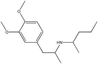 [1-(3,4-dimethoxyphenyl)propan-2-yl](pentan-2-yl)amine 结构式