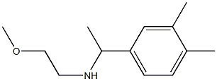 [1-(3,4-dimethylphenyl)ethyl](2-methoxyethyl)amine 结构式