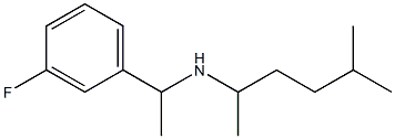 [1-(3-fluorophenyl)ethyl](5-methylhexan-2-yl)amine 结构式