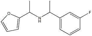 [1-(3-fluorophenyl)ethyl][1-(furan-2-yl)ethyl]amine 结构式