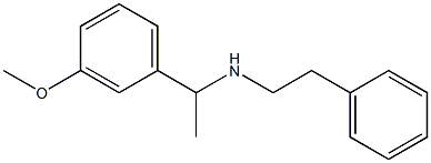 [1-(3-methoxyphenyl)ethyl](2-phenylethyl)amine 结构式