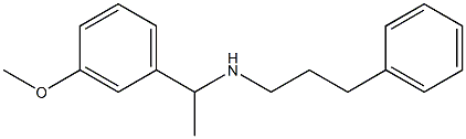 [1-(3-methoxyphenyl)ethyl](3-phenylpropyl)amine 结构式