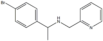 [1-(4-bromophenyl)ethyl](pyridin-2-ylmethyl)amine 结构式