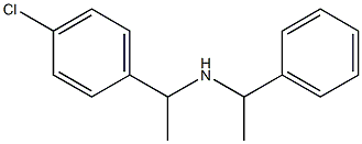 [1-(4-chlorophenyl)ethyl](1-phenylethyl)amine 结构式
