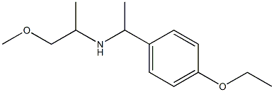 [1-(4-ethoxyphenyl)ethyl](1-methoxypropan-2-yl)amine 结构式