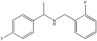 [1-(4-fluorophenyl)ethyl][(2-fluorophenyl)methyl]amine 结构式