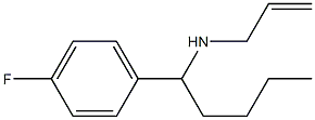 [1-(4-fluorophenyl)pentyl](prop-2-en-1-yl)amine 结构式