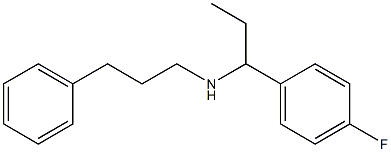 [1-(4-fluorophenyl)propyl](3-phenylpropyl)amine 结构式