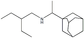 [1-(adamantan-1-yl)ethyl](2-ethylbutyl)amine 结构式