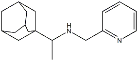 [1-(adamantan-1-yl)ethyl](pyridin-2-ylmethyl)amine 结构式
