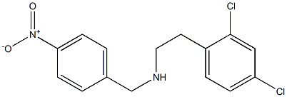 [2-(2,4-dichlorophenyl)ethyl][(4-nitrophenyl)methyl]amine 结构式