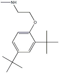 [2-(2,4-di-tert-butylphenoxy)ethyl](methyl)amine 结构式