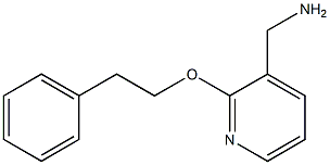 [2-(2-phenylethoxy)pyridin-3-yl]methanamine 结构式