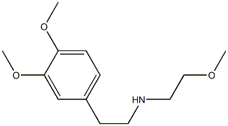 [2-(3,4-dimethoxyphenyl)ethyl](2-methoxyethyl)amine 结构式